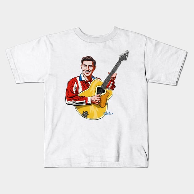 Webb Pierce - An illustration by Paul Cemmick Kids T-Shirt by PLAYDIGITAL2020